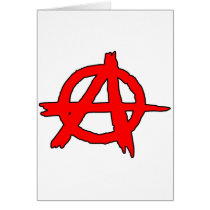 Circle A Anarchy Symbol Anarchist Anarchis cards by inquester Circle A Anarchy Symbol Anarchist Anarchis cards