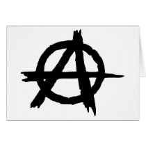 Circle A Anarchy Symbol Anarchist Anarchis cards by inquester Circle A Anarchy Symbol Anarchist Anarchis cards