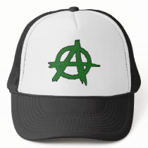 Circle A Anarchy Symbol Anarchist Anarchis Trucker Hats