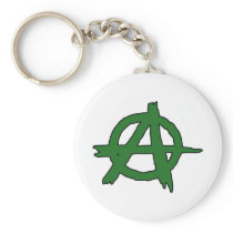 Circle A Anarchy Symbol Anarchist Anarchis Keychains