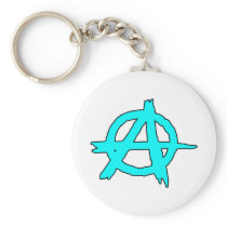Circle A Anarchy Symbol Anarchist Anarchis Key Chain