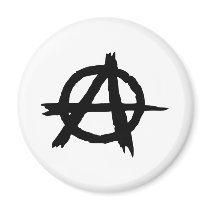 Circle A Anarchy Symbol Anarchist Anarchis magnets by inquester Circle A Anarchy Symbol Anarchist Anarchis magnets