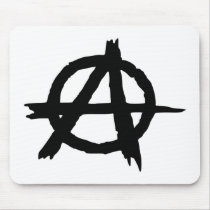 Circle A Anarchy Symbol Anarchist Anarchis mousepads