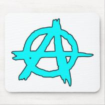 Circle A Anarchy Symbol Anarchist Anarchis Mouse Pads