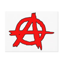 Circle A Anarchy Symbol Anarchist Anarchis postcards
