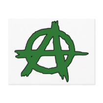 Circle A Anarchy Symbol Anarchist Anarchis postcards