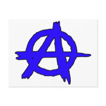 Circle A Anarchy Symbol Anarchist Anarchis postcards