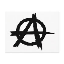 Circle A Anarchy Symbol Anarchist Anarchis postcards