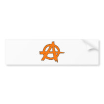 Circle A Anarchy Symbol Anarchist Anarchism Bumper Stickers
