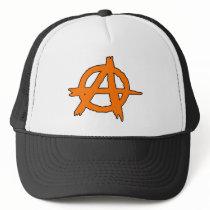 Circle A Anarchy Symbol Anarchist Anarchism hats by inquester Circle A Anarchy Symbol Anarchist Anarchism hats
