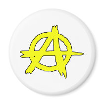 Circle A Anarchy Symbol Anarchist Anarchism magnets by inquester Circle A Anarchy Symbol Anarchist Anarchism magnets