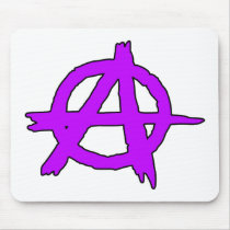 Circle A Anarchy Symbol Anarchist Anarchism mousepads