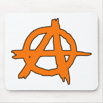 Circle A Anarchy Symbol Anarchist Anarchism mousepads