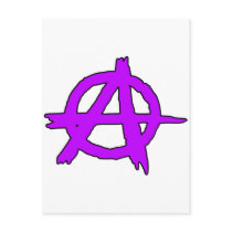 Circle A Anarchy Symbol Anarchist Anarchism postcards
