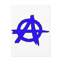 Circle A Anarchy Symbol Anarchist Anarchism postcards