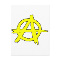 Circle A Anarchy Symbol Anarchist Anarchism postcards