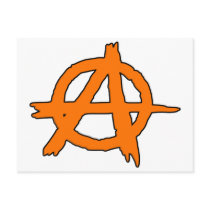 Circle A Anarchy Symbol Anarchist Anarchism postcards