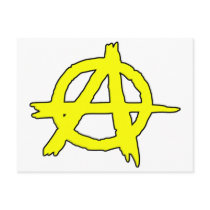 Circle A Anarchy Symbol Anarchist Anarchism postcards