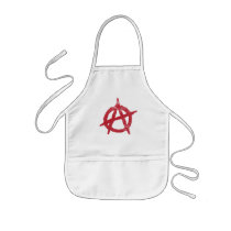 'circle a' anarchy symbol aprons by strk3 'circle a' anarchy symbol aprons