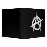 'circle a' anarchy symbol binder