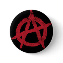 'circle a' anarchy symbol pinback button