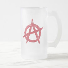 'circle a' anarchy symbol coffee mug