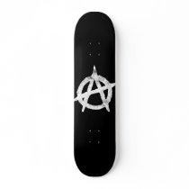 'circle a' anarchy symbol skate decks
