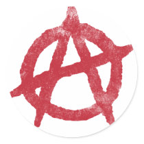 'circle a' anarchy symbol stickers by strk3 'circle a' anarchy symbol stickers