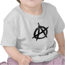 'circle a' anarchy symbol t-shirts