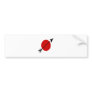 Circle And Arrow Design Bumper Sticker