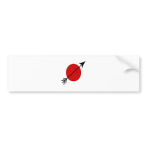 Circle And Arrow Design bumper stickers by Supernova23 Circle And Arrow Design bumper stickers