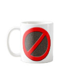 Circle and Slashed Coffee Beans Mug