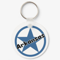 Circle Arkansas keychains