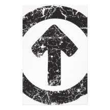 Circle Arrow Stationery Design