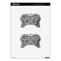 Circle Art Xbox 360 Controller Decal
