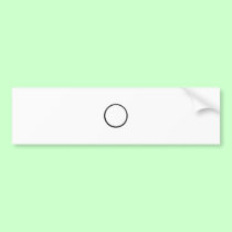 Circle Black transp 2044px The MUSEUM Zazzle Gifts bumper stickers