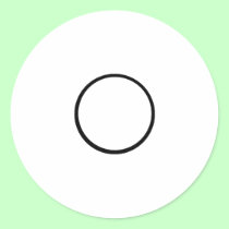 Circle Black transp 2044px The MUSEUM Zazzle Gifts stickers