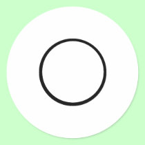 Circle Black transp 2044px The MUSEUM Zazzle Gifts stickers