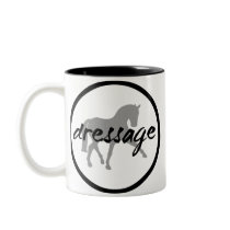 Circle Border Dressage Sidepass mugs