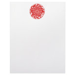 Circle Chinese Zodiac Papercut Customized Letterhead