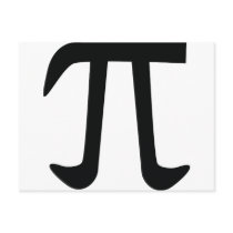 circle constant pi postcards