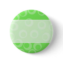 Circle design in green. Retro pattern. Pin