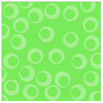 Circle design in green. Retro pattern. Photo Cutout