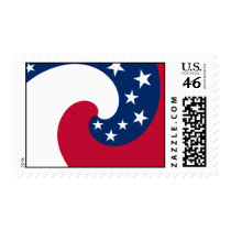 Circle Flag postage
