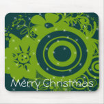 Circle Flowers Swirly - Customized - Customized Mouse Mat