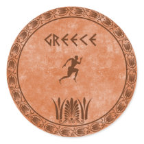 circle Greek design stickers