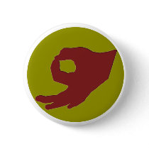 Circle Hand Game Number 2 Button by griffsgarage Circle Hand Game Number 2 Button