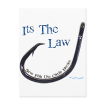 Circle Hooks Save Fish postcards
