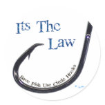 Circle Hooks Save Fish stickers