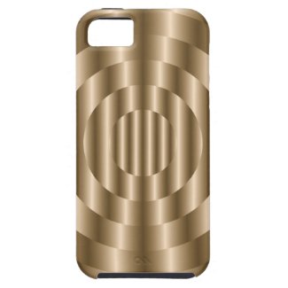 Circle Metal Gold iPhone 5